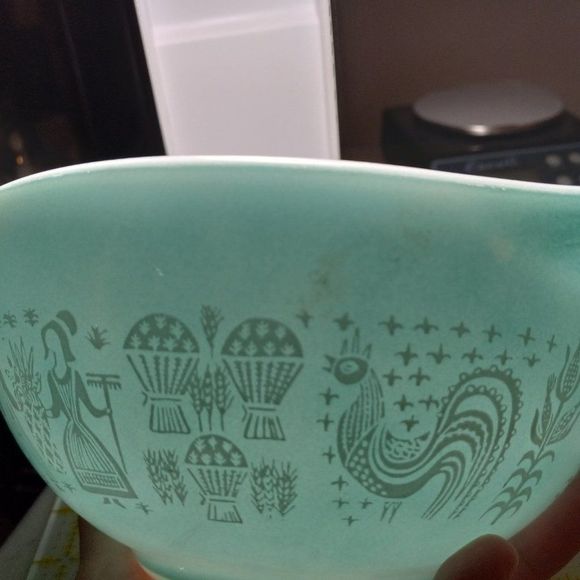 Vintage Pyrex 442 Amish and Farm Scene - Picture 3 of 9